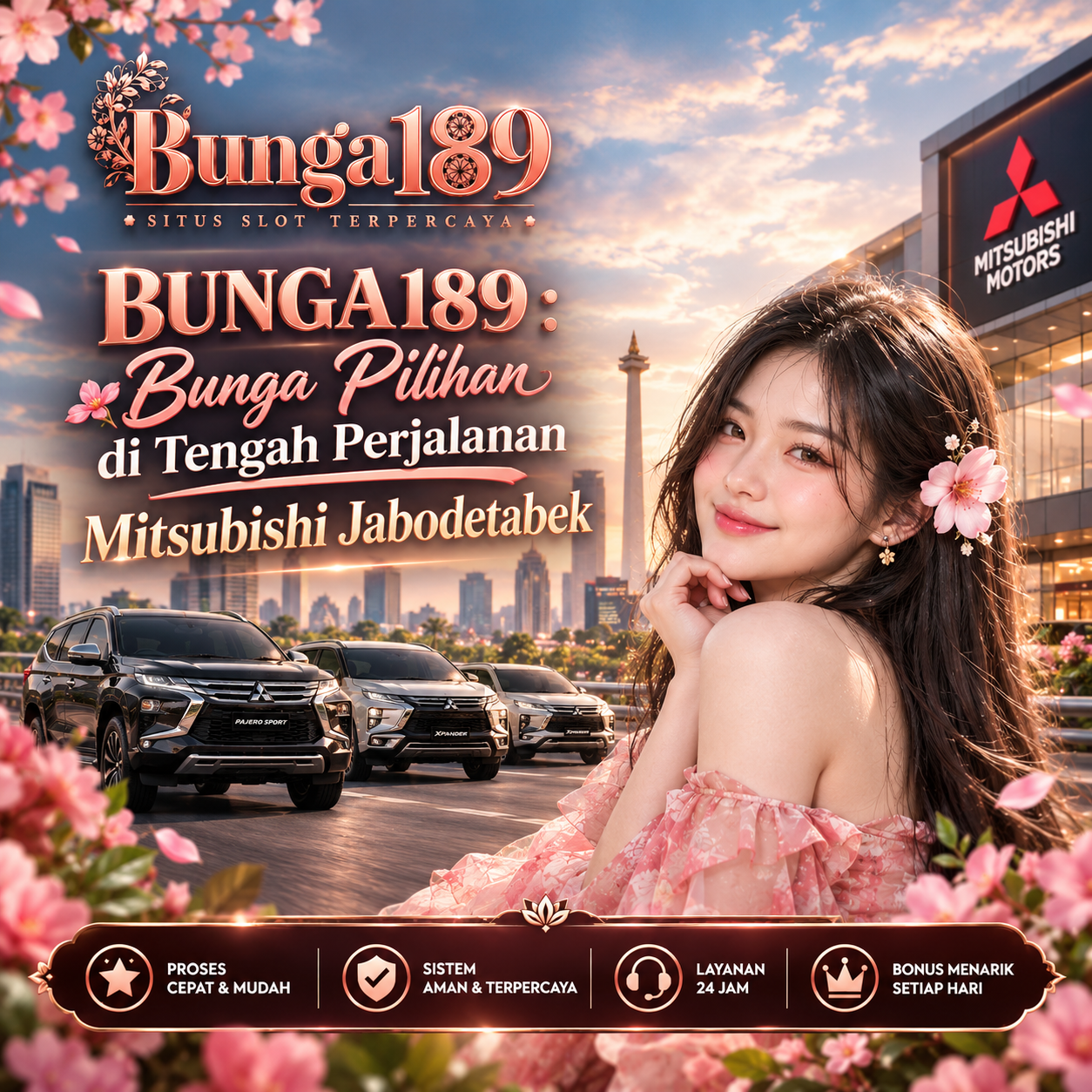 BUNGA189 banner